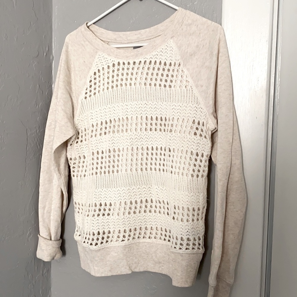 Women’s aerie lace sweatshirt